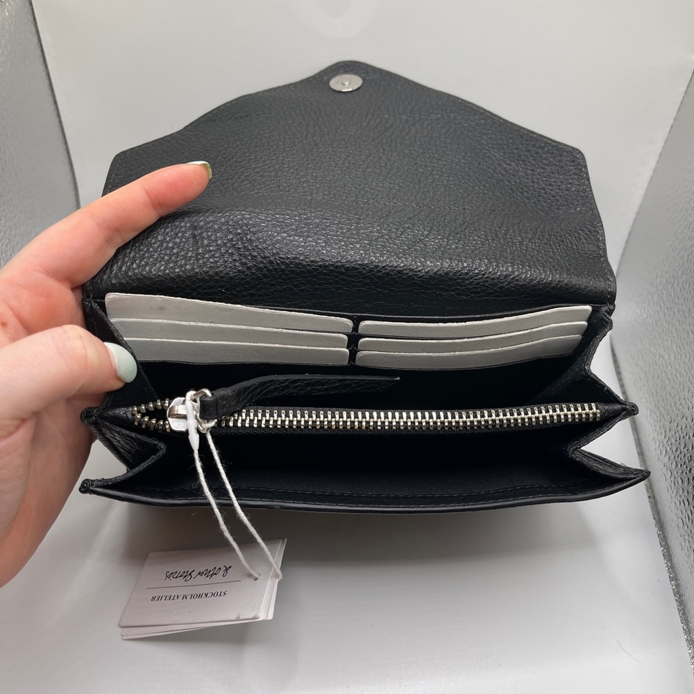 Fold over wallet clutch